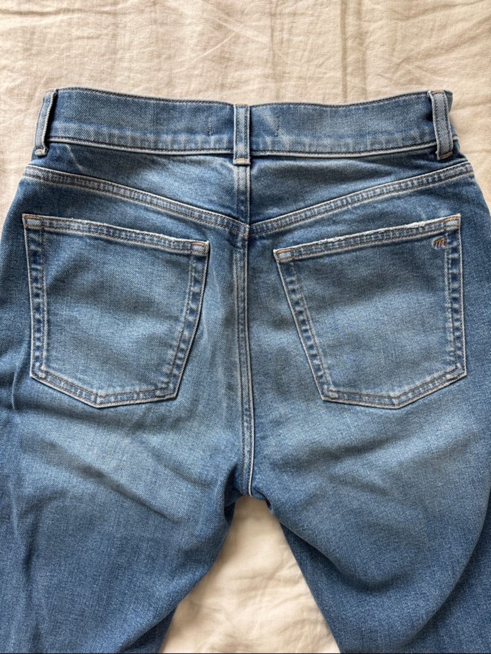 Madewell Vintage Flare Jeans in Faded Blue - Picture 2 of 5
